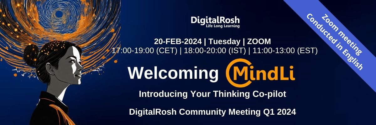 DigitalRosh Community Meeting Welcoming MindLi 20-Feb-2024